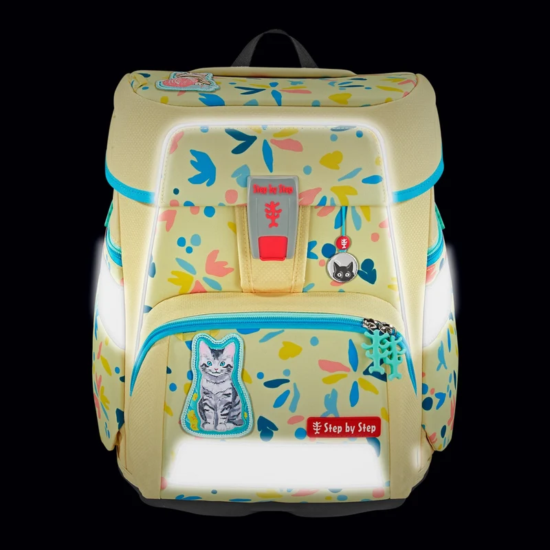 Step by Step Space - Set de mochila escolar 5 piezas (Cat Lilly)
