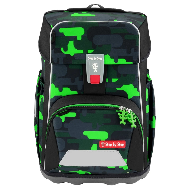 Step by Step Giant - Set de mochila escolar 5 piezas (Black Cat Chiko)
