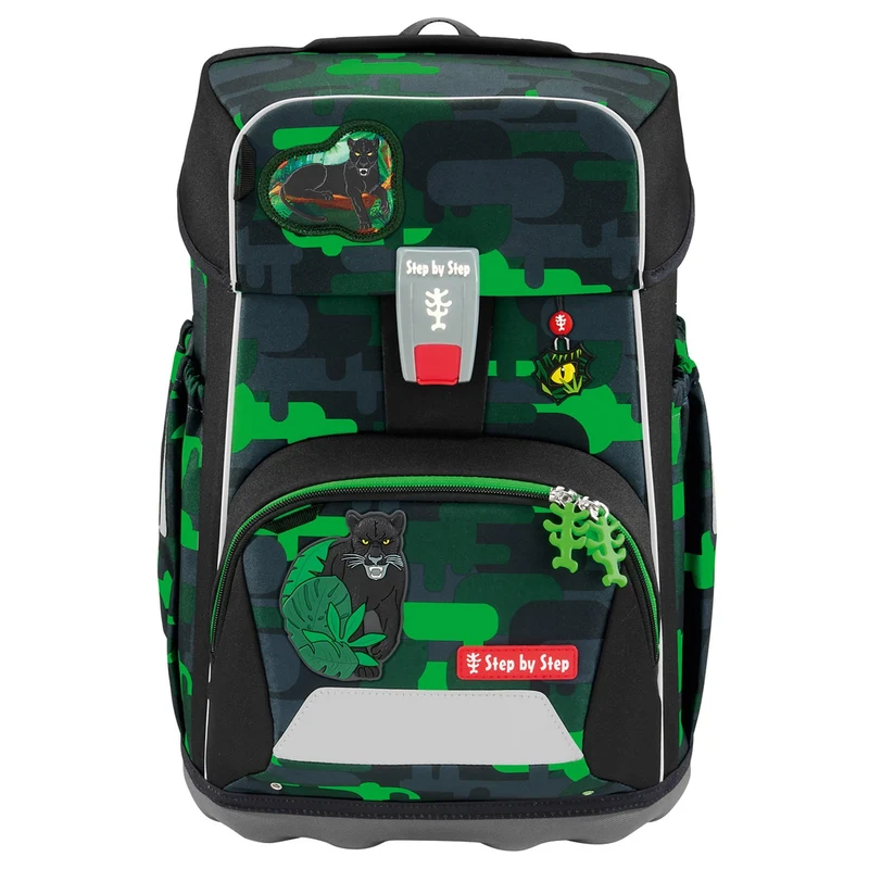 Step by Step Giant - Set de mochila escolar 5 piezas (Black Cat Chiko)