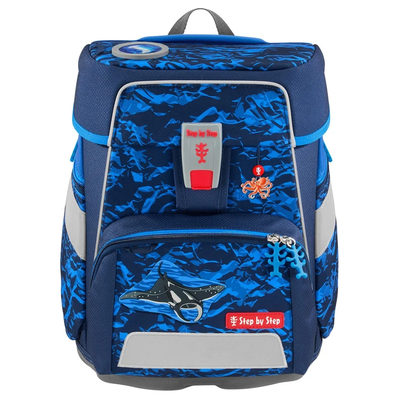 Step by Step Space - Set de mochila escolar 5 piezas (Manta Rio)