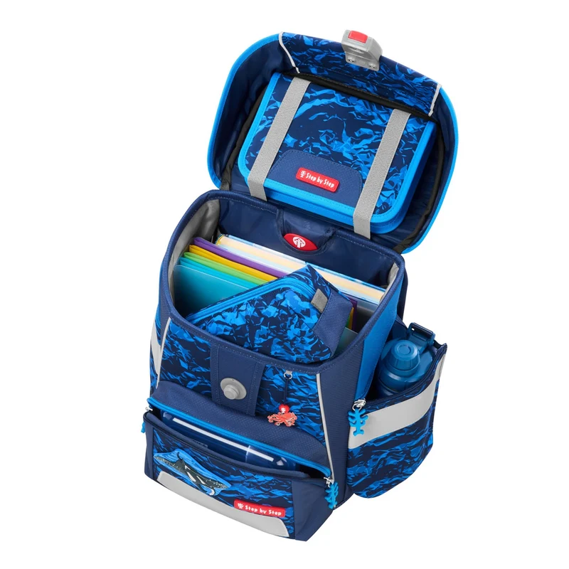 Step by Step Space - Set de mochila escolar 5 piezas (Manta Rio)