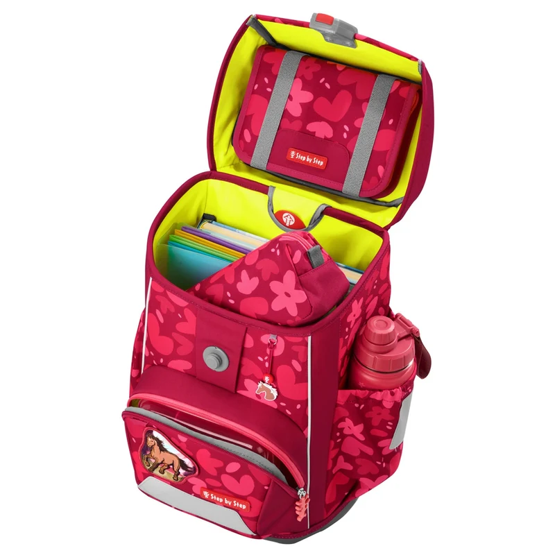 Step by Step Giant - Set de mochila escolar 5 pzas. (Wild Horse Nora)