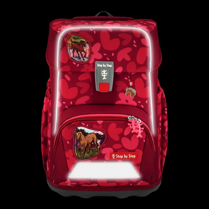 Step by Step Giant - Set de mochila escolar 5 pzas. (Wild Horse Nora)