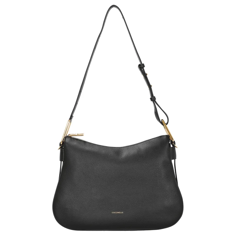 Coccinelle Magie Soft - Bolso de hombro M 36 cm (color: negro)