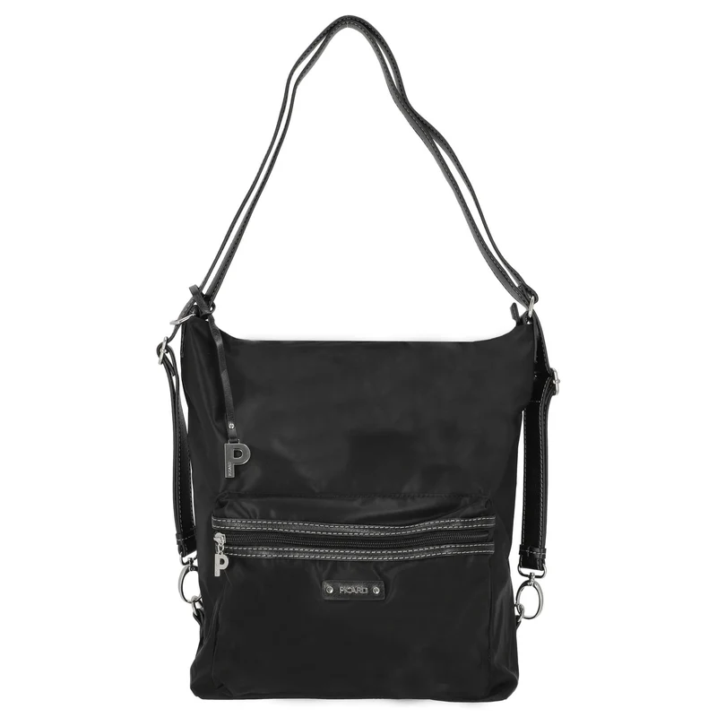 Picard Sonja - Bolso bandolera/Mochila 36 cm (schwarz)