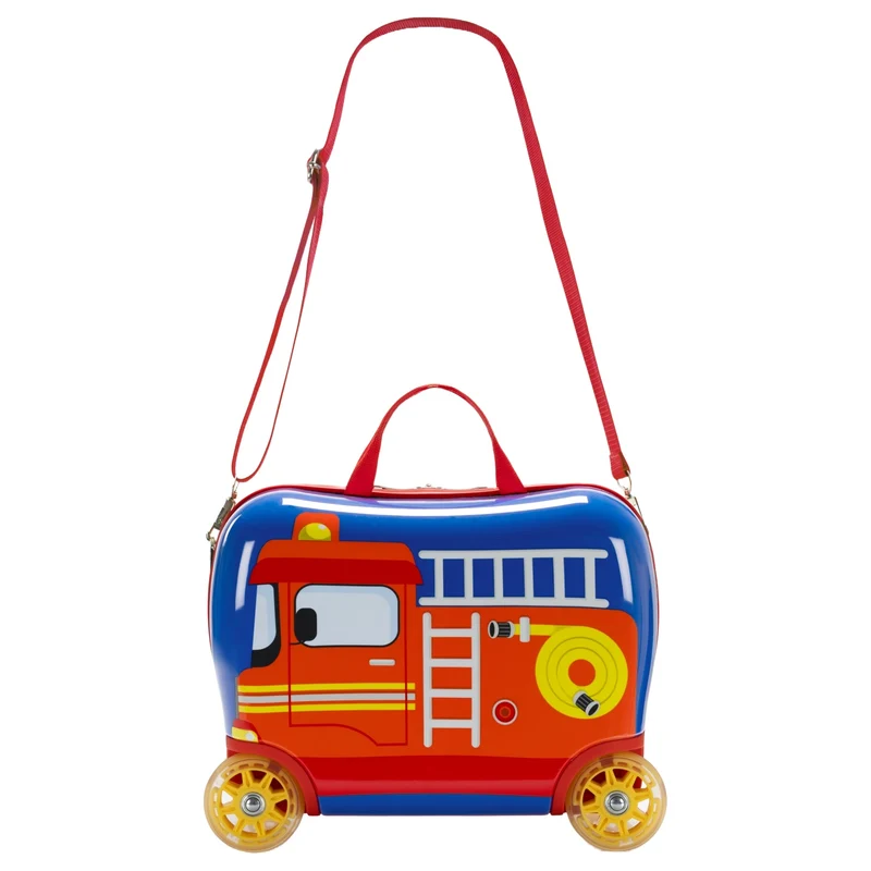 Heys Fire Truck Ride-On - Carrito Infantil de 4 Ruedas 40.5 cm (camión de bomberos)
