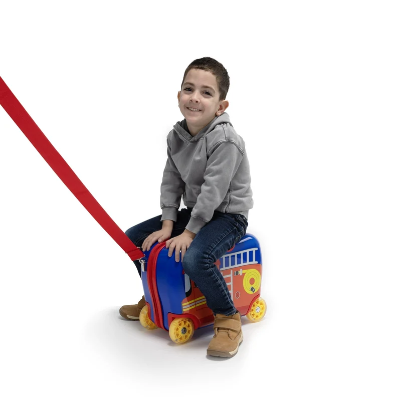 Heys Fire Truck Ride-On - Carrito Infantil de 4 Ruedas 40.5 cm (camión de bomberos)