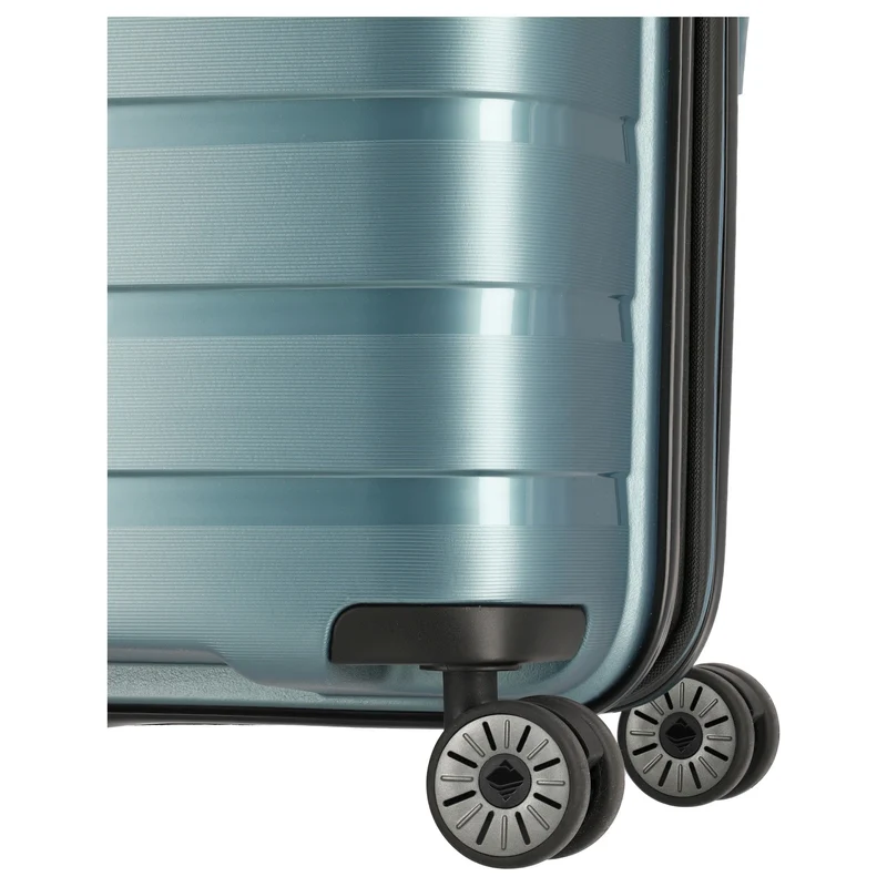 Travelite Air Base - Juego de trolley con 4 ruedas 3 piezas L/M/S Vortasche (iceblue)