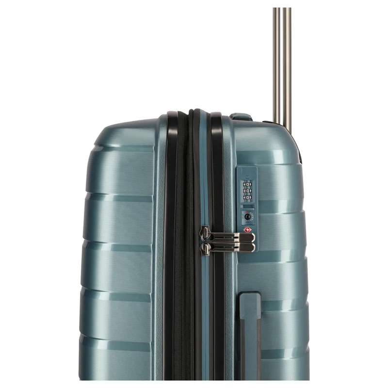 Travelite Air Base - Trolley de 4 ruedas 67 cm M expandible (iceblue)