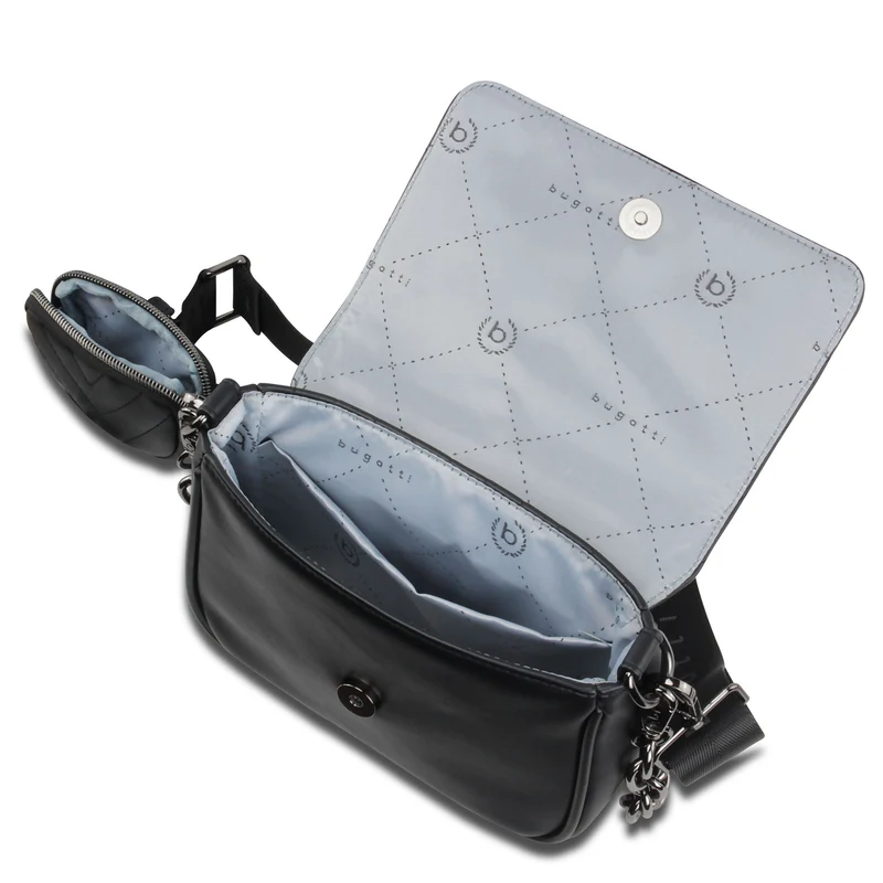 bugatti Sira - Bolso bandolera 20 cm (schwarz)