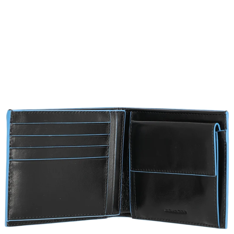 Piquadro Blue Square - Cartera de hombre 12.5 cm RFID (black)