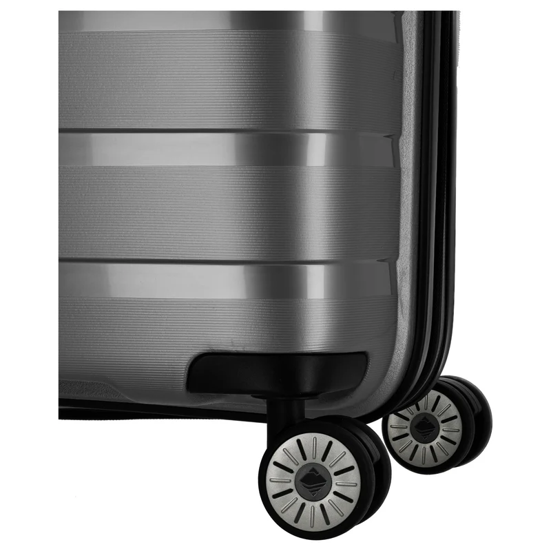 Travelite Air Base - Juego de trolley con 4 ruedas 3 piezas L/M/S Vortasche (anthracite)