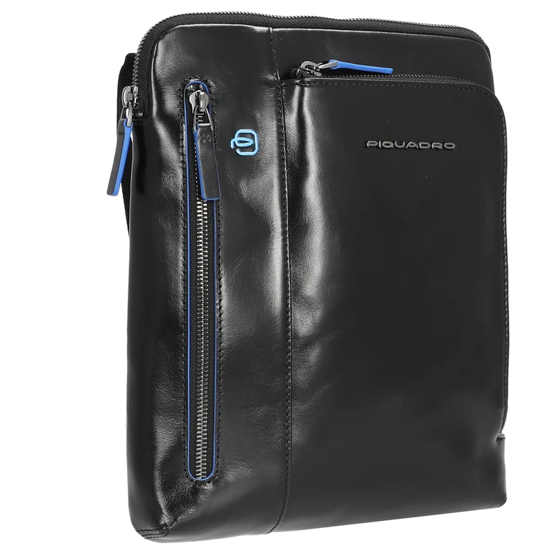 Piquadro Blue Square - Bolso de hombro 24.5 cm (black)