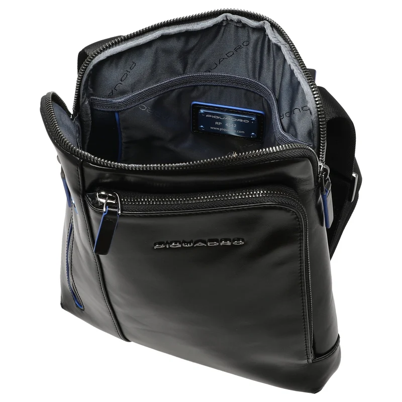 Piquadro Blue Square - Bolso de hombro 24.5 cm (black)