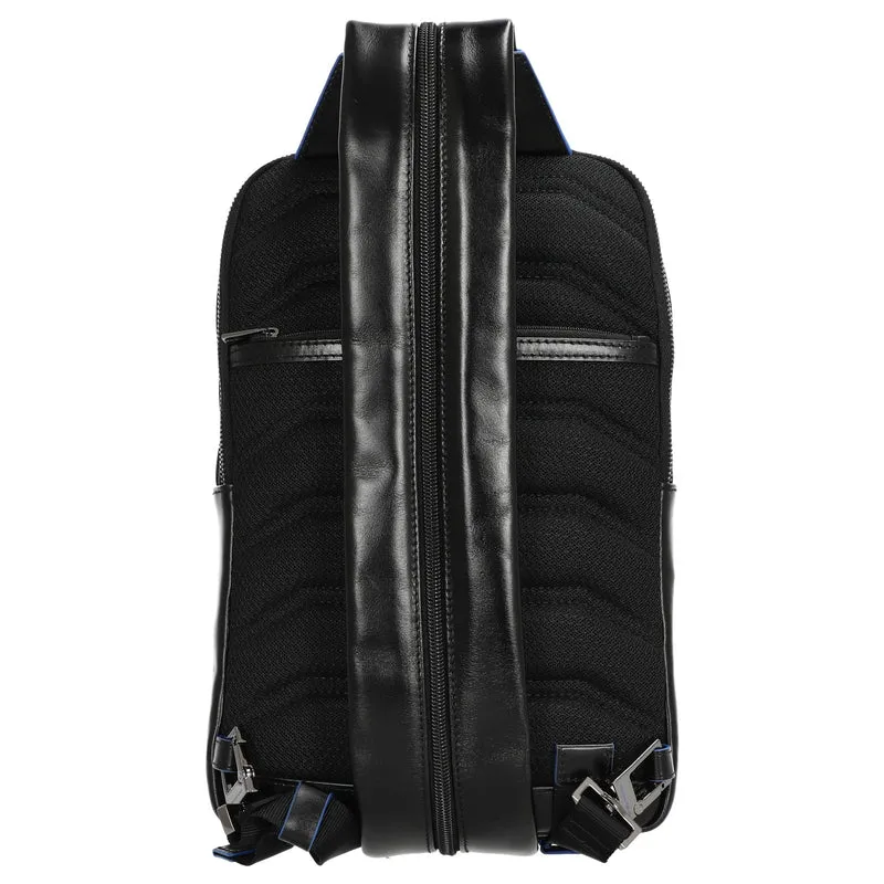 Piquadro Blue Square - Bandolera 30.5 cm (black)