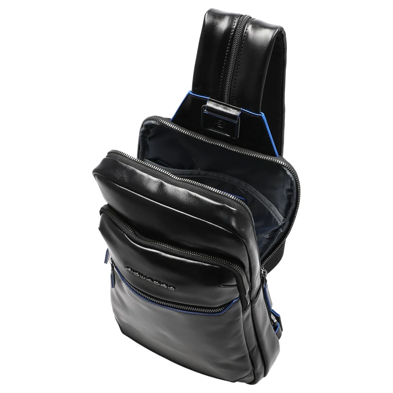 Piquadro Blue Square - Bandolera 30.5 cm (black)