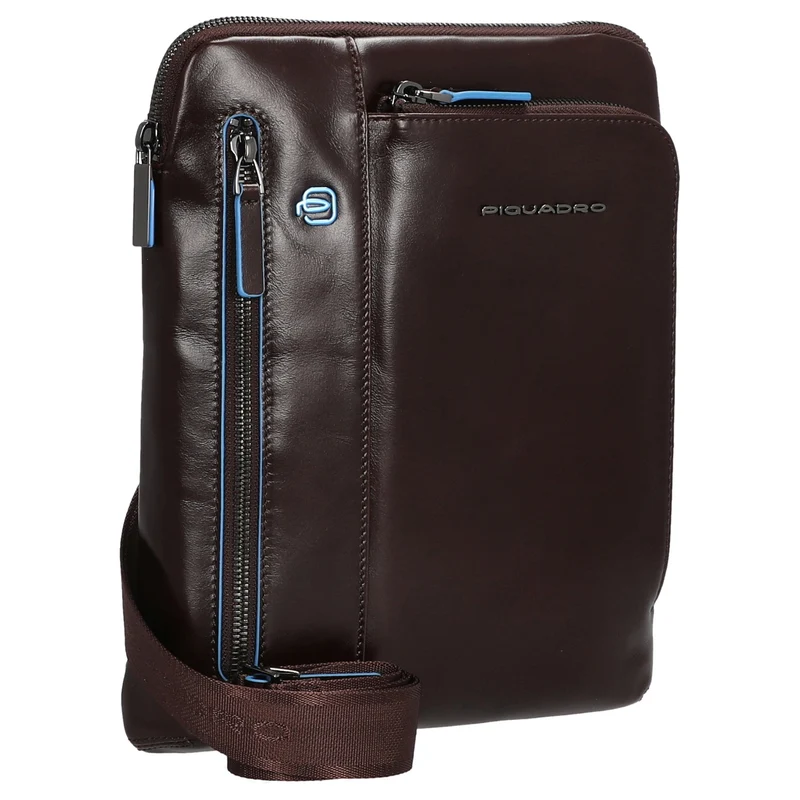 Piquadro Blue Square - Bolso de hombro 24.5 cm (mahogany)