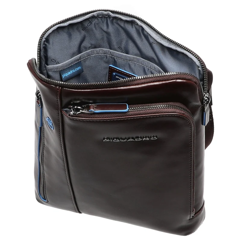Piquadro Blue Square - Bolso de hombro 24.5 cm (mahogany)