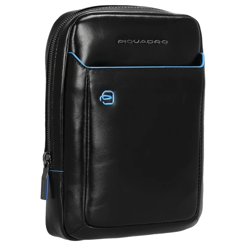 Piquadro Blue Square - Bolso bandolera 22 cm (black)