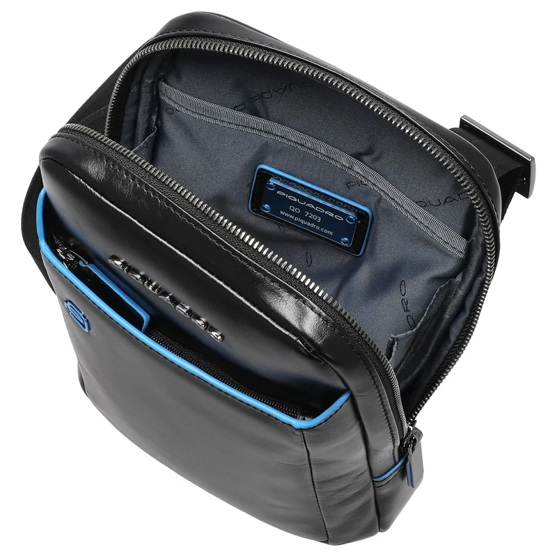 Piquadro Blue Square - Bolso bandolera 22 cm (black)