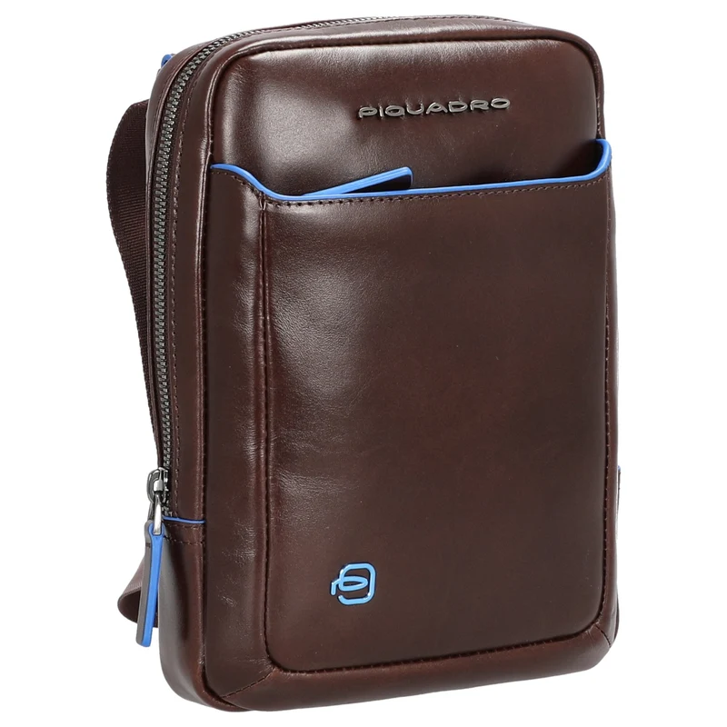 Piquadro Blue Square - Bolso bandolera 22 cm (mahogany)