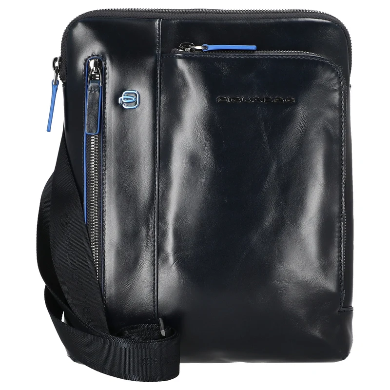 Piquadro Blue Square - Bolso de hombro 24.5 cm (black)