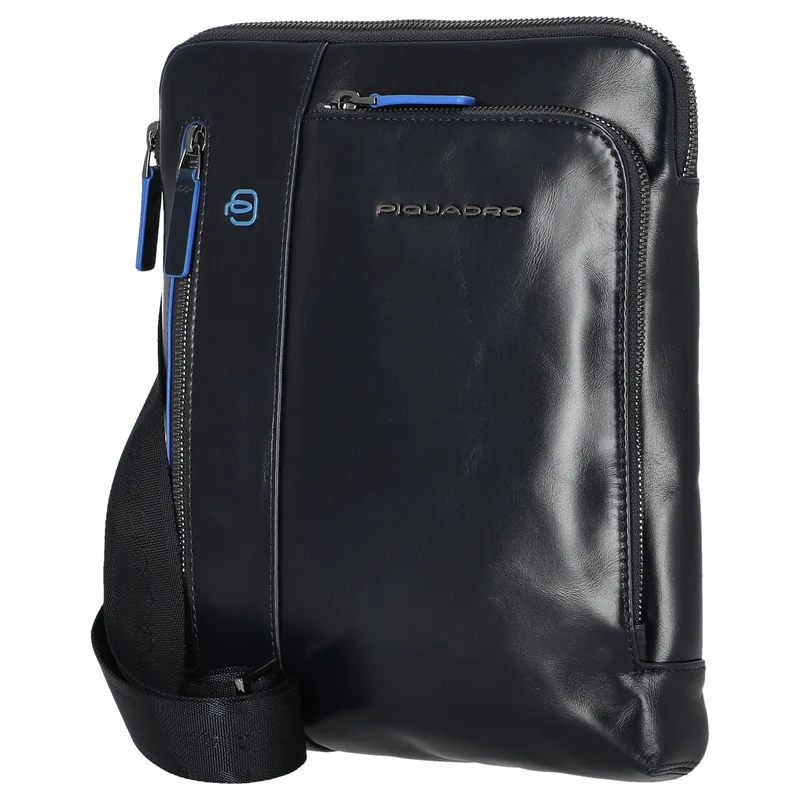 Piquadro Blue Square - Bolso de hombro 24.5 cm (black)