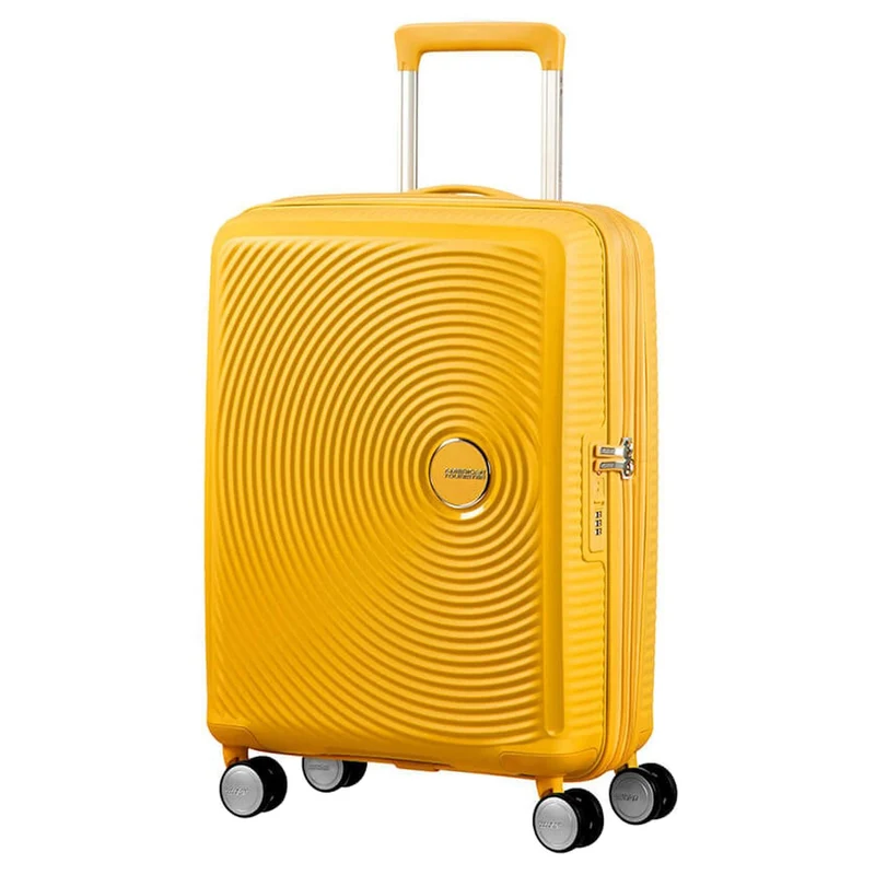 American Tourister Soundbox - Trolley de cabina de 4 ruedas 55 cm expandible (gelb)