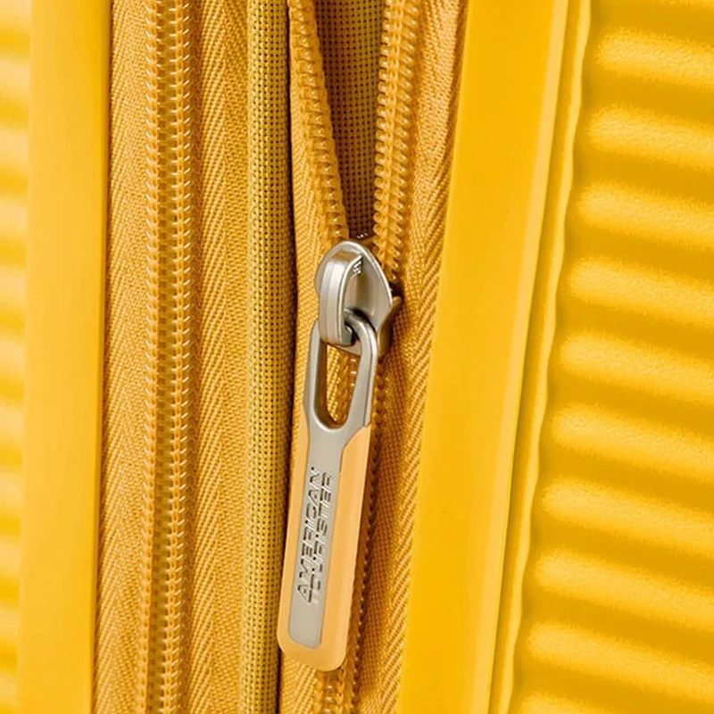 American Tourister Soundbox - Trolley de cabina de 4 ruedas 55 cm expandible (gelb)
