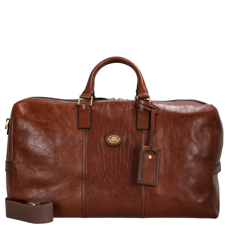 The Bridge Story Viaggio Weekender 30 - Bolsa de viaje de cuero 52 cm (marrone)