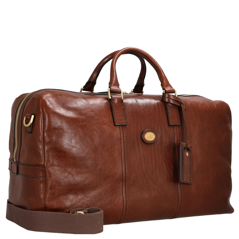 The Bridge Story Viaggio Weekender 30 - Bolsa de viaje de cuero 52 cm (marrone)