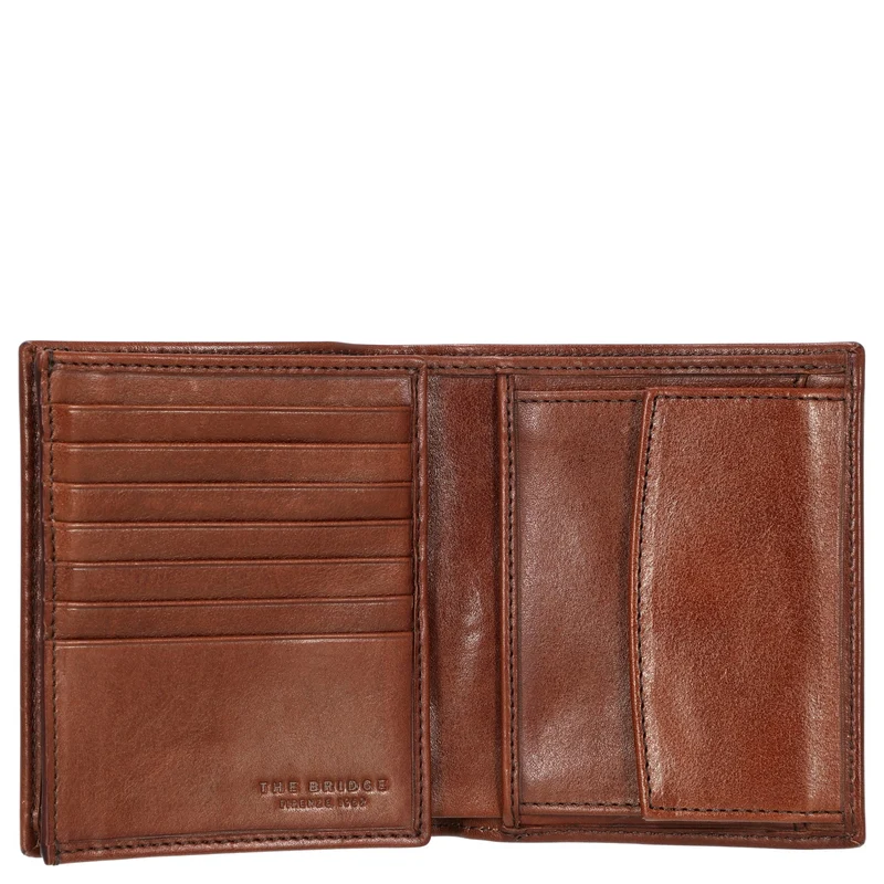 The Bridge Story Uomo - Cartera de hombre 14cc cuero 13 cm (marrone)