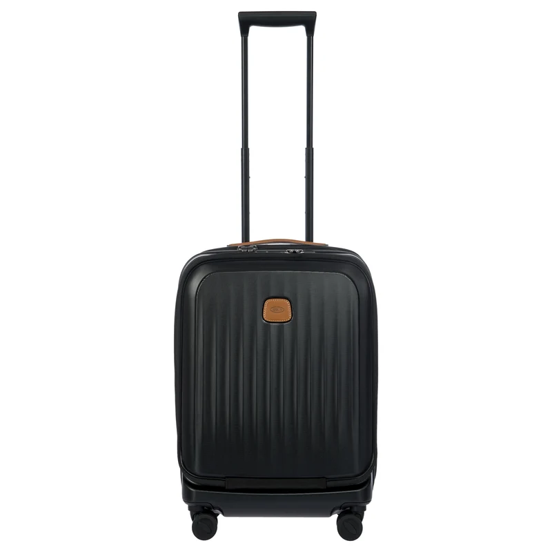 Brics Taormina - Trolley de cabina con 4 ruedas y bolsillo frontal 55 cm erw. USB (schwarz)
