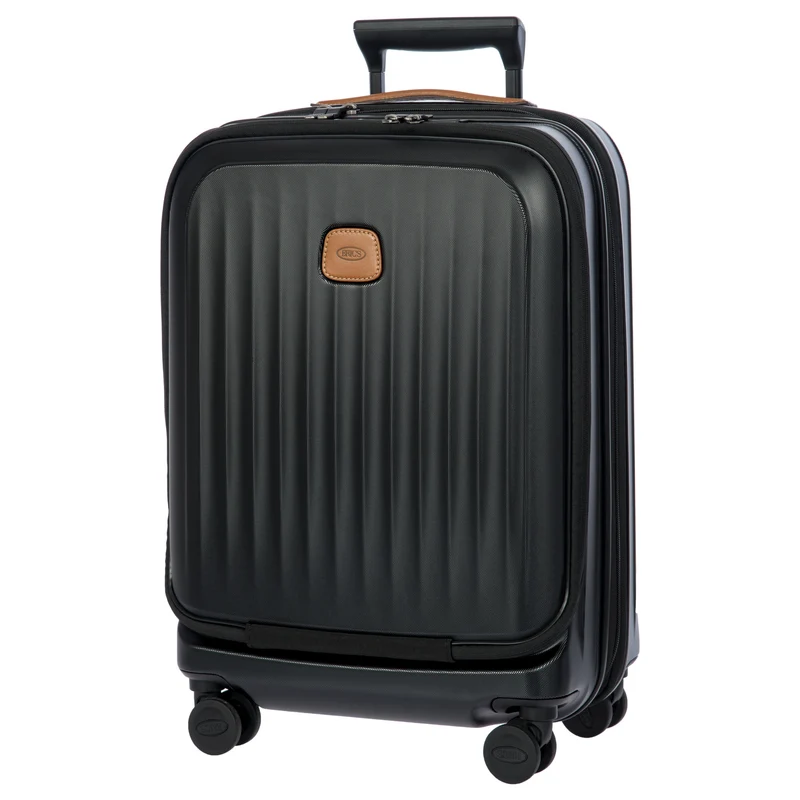 Brics Taormina - Trolley de cabina con 4 ruedas y bolsillo frontal 55 cm erw. USB (schwarz)