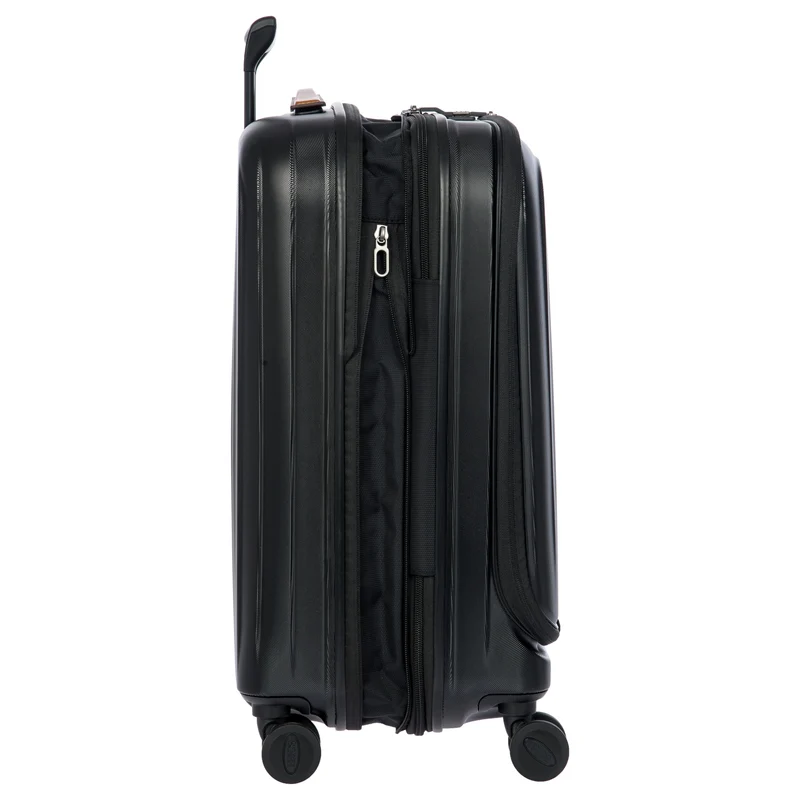 Brics Taormina - Trolley de cabina con 4 ruedas y bolsillo frontal 55 cm erw. USB (schwarz)