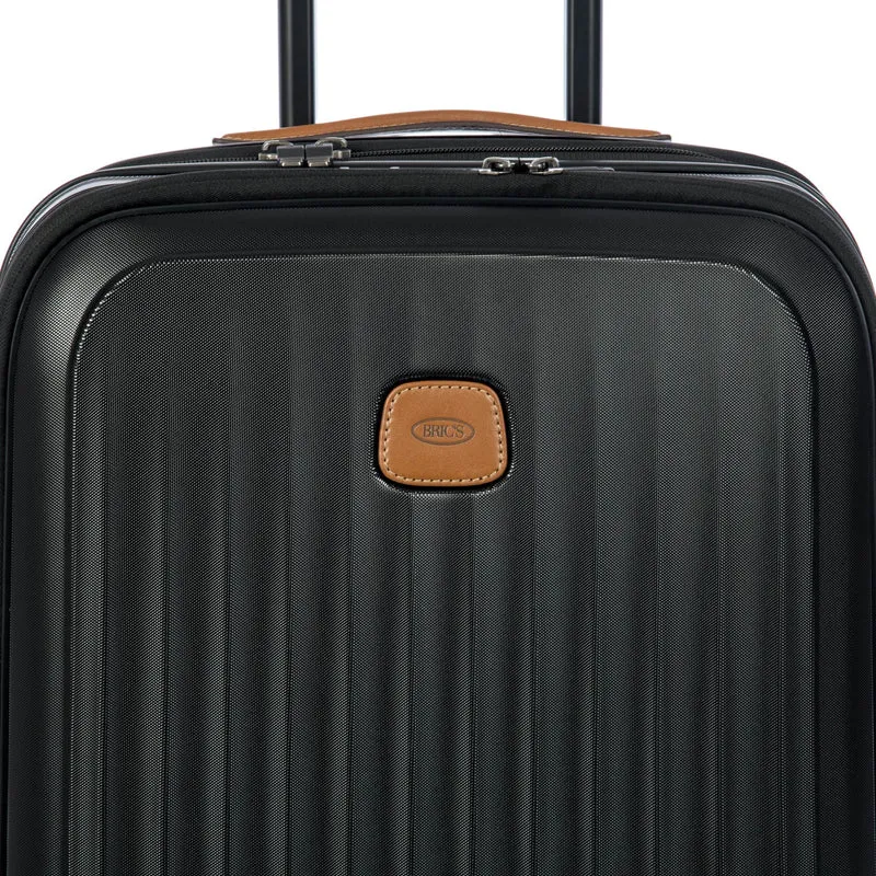Brics Taormina - Trolley de cabina con 4 ruedas y bolsillo frontal 55 cm erw. USB (schwarz)