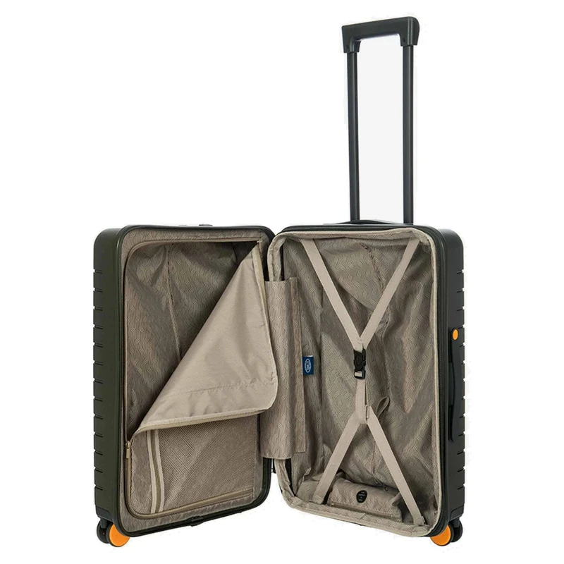 Brics BY Ulisse - Trolley de 4 ruedas 65 cm expandible (olive)