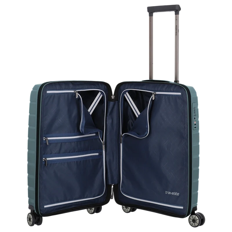Travelite Air Base - Trolley de cabina con 4 ruedas S 55 cm (iceblue)