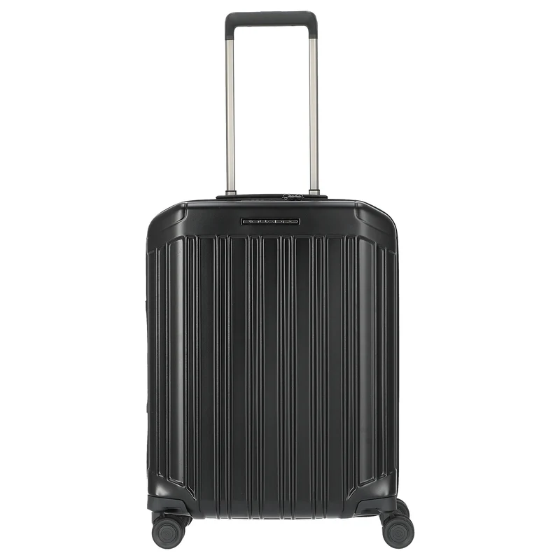 Piquadro PQ-Light - Trolley de cabina ultra delgado con 4 ruedas 55 cm (matt black)