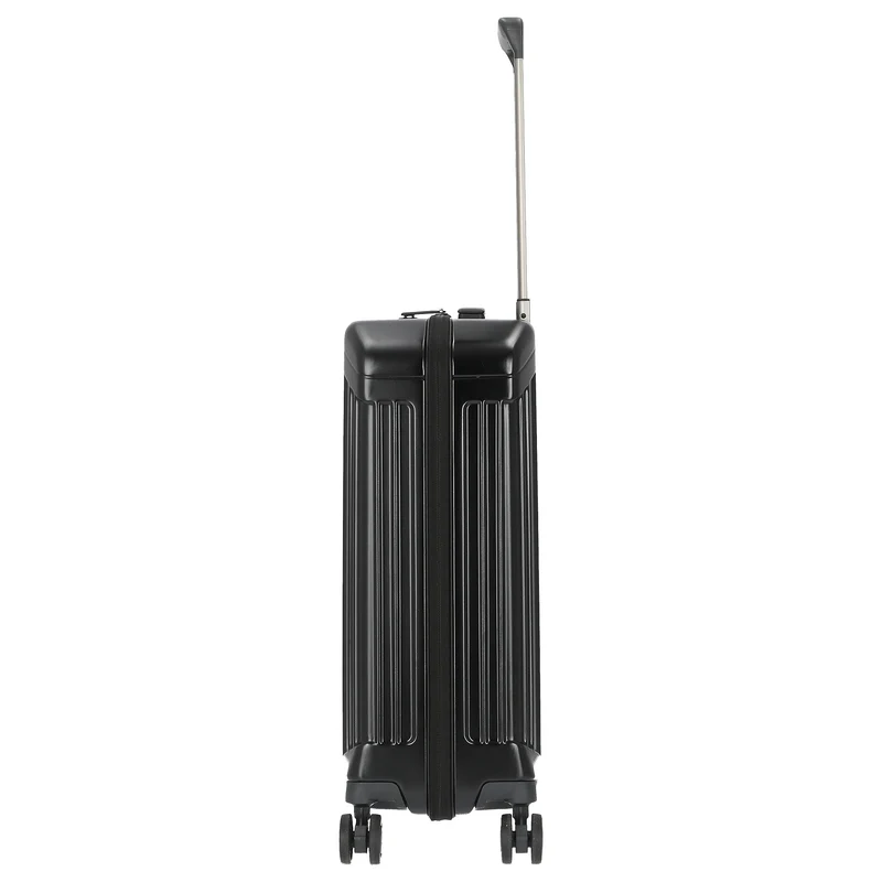 Piquadro PQ-Light - Trolley de cabina ultra delgado con 4 ruedas 55 cm (matt black)