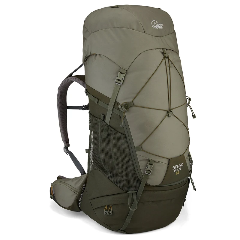 Lowe Alpine Sirac Plus 65 - Mochila de trekking 85 cm (ébano, M/L)
