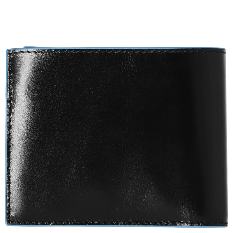 Piquadro Blue Square - Cartera de hombre RFID 2cc 11 cm (black)