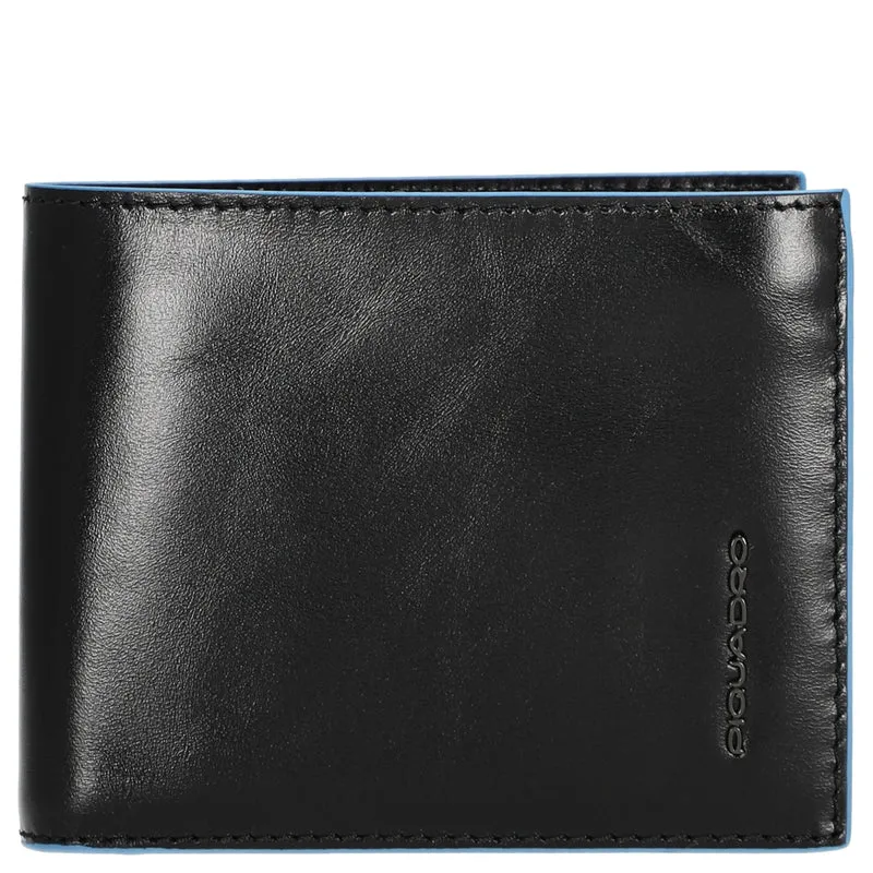 Piquadro Blue Square - Cartera de hombre 7cc 11 cm (black)