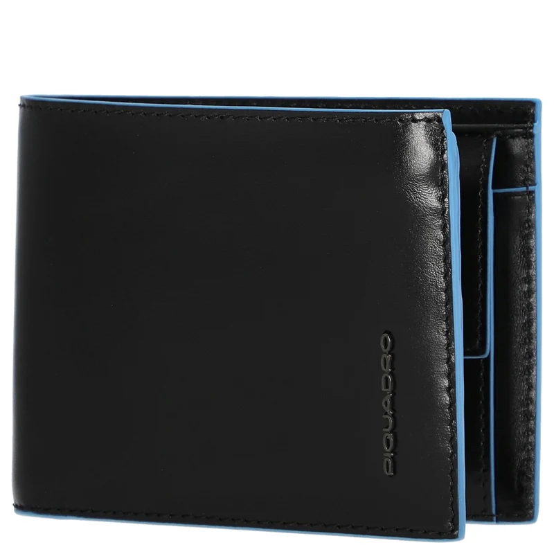 Piquadro Blue Square - Cartera de hombre 7cc 11 cm (black)