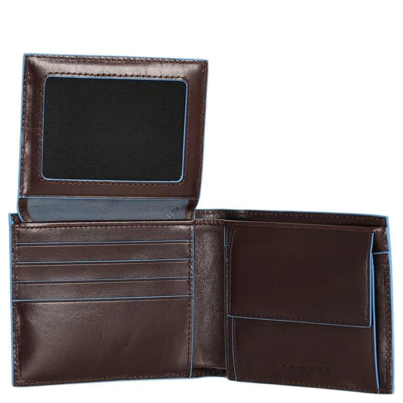 Piquadro Blue Square - Cartera de hombre 11 cm (mahogany)