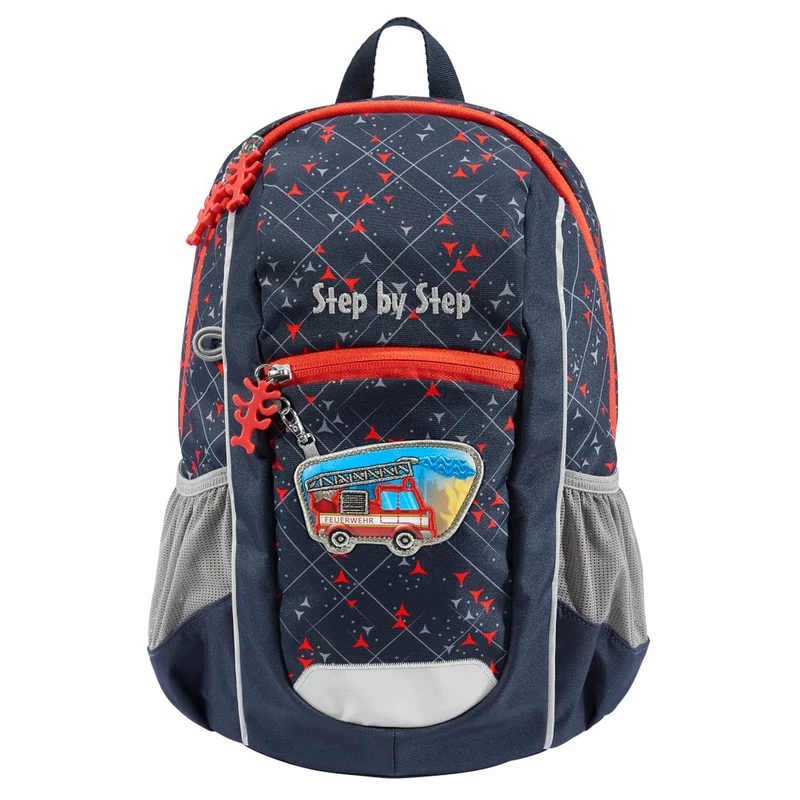 Step by Step KIGA Maxi - Set de mochila 2 piezas (Fire Truck Finn)