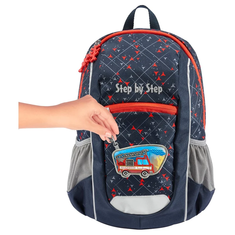 Step by Step KIGA Maxi - Set de mochila 2 piezas (Fire Truck Finn)