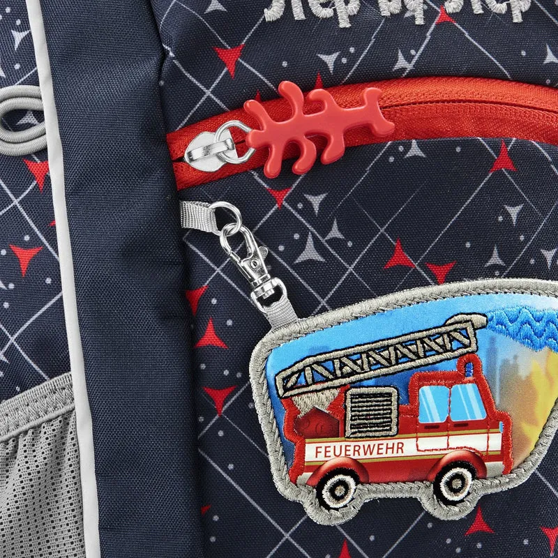 Step by Step KIGA Maxi - Set de mochila 2 piezas (Fire Truck Finn)