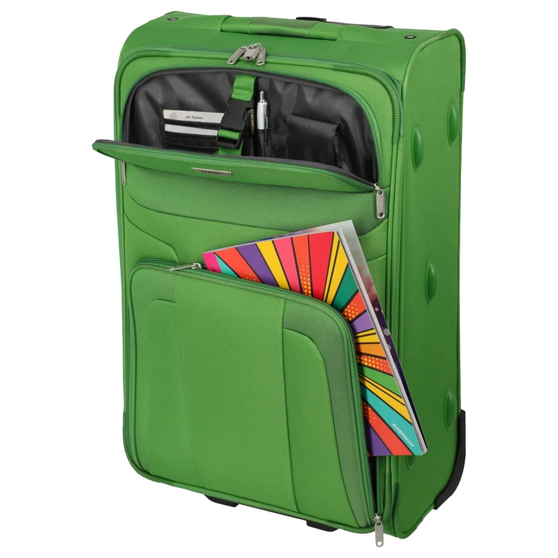 paklite Orlando - Trolley con 2 ruedas M 63 cm (grün)