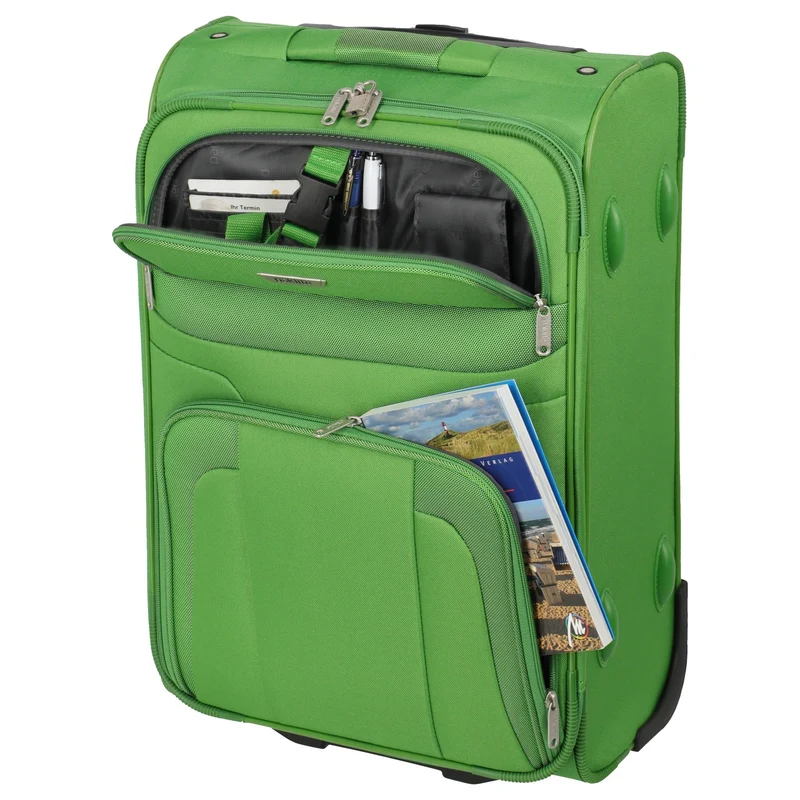 paklite Orlando - Trolley de cabina con 2 ruedas S 53 cm (grün)